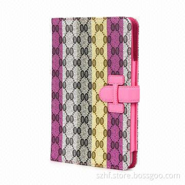 Pink Colorful Cute Leather Case for iPad Mini